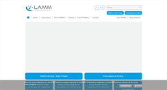 Desktop Screenshot of lammlab.it